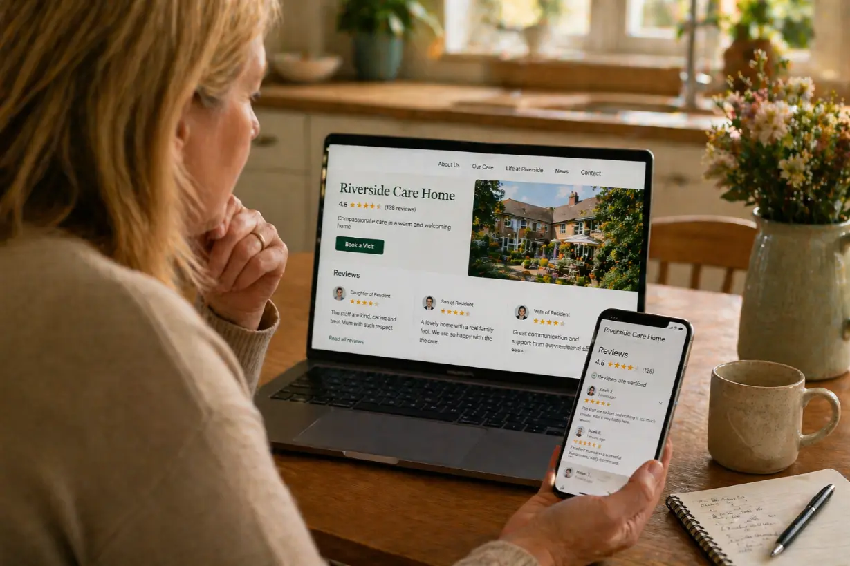 Reputation management that helps families trust you before they call